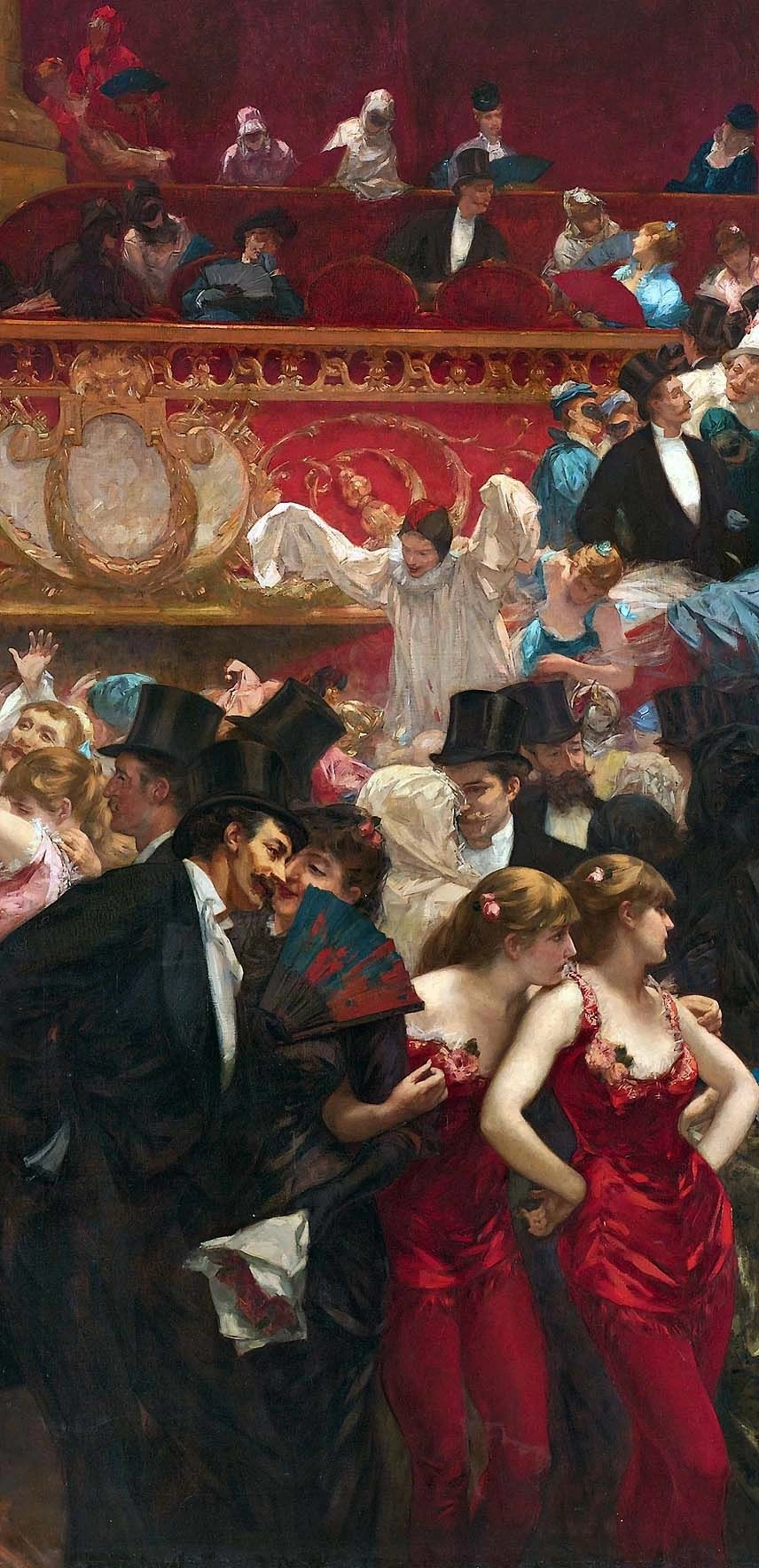 La serata in maschera - dettaglio 1